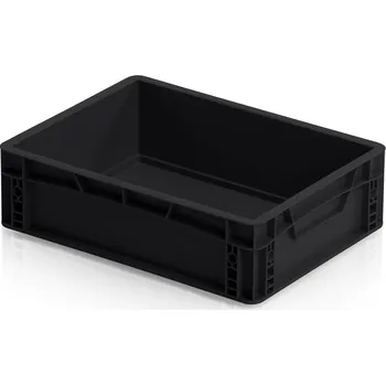 Úložný box Plastová ESD přepravka, 40x30x12 cm, objem 10 l