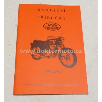 Časopis Příručka montážní Jawa 634, A4