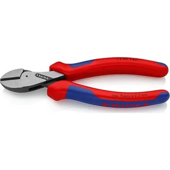 Kleště KNIPEX 73 02 160 SB X-Cut®, Kompaktní klešte na štípání drátu, s velkým prevodem