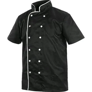 Gastro oděv CXS Chef rondon s krátkým rukávem černý