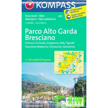 Parco Alto Garda, Bresciano 1:25 000 - Kompass [DE] (2013)