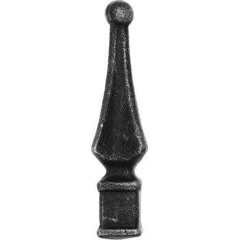 brána PSG Kovaný hrot - špička pro kovaný plot a bránu 40.093, 160x40 mm, základna 32x32 mm