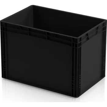 Úložný box Plastová ESD přepravka, 60x40x42 cm, objem 88 l