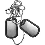 Mil-Tec US Dog Tag s tišítky stříbrné