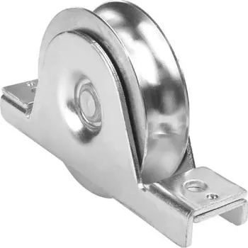 brána CAIS Pojezdové kolečko kolejnicové brány WSO-924 pr.90 mm profil O, s vnitřní podpěrou