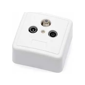 Stavebniny TV/R/SAT zásuvka koncová