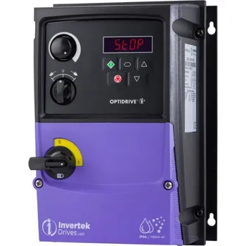 Měnič napětí měnič frekvence 0.75kW, INVERTEK typ ODE-3-140022-3F1B, Switched, napájení 3 fáze (IP66 Outdoor, nahrazuje ODE-3-140022-3F1Y)