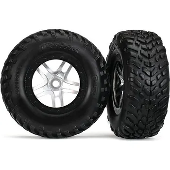 RC náhradní díl Traxxas kolo 2.2/3.0" disk SCT Split-Spoke saténový-černý pneu SCT (2)