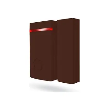 Bezpečnostní detektor JA-11MB Sběrnicový magnetický detektor otevření - hnědý