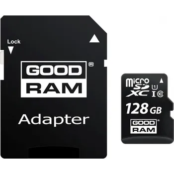 Paměťová karta Goodram microSDHC 128 GB Class 10 UHS I U1 + SD adaptér (M1AA-1280R12)