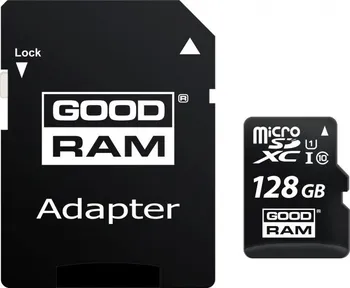 Paměťová karta Goodram microSDHC 128 GB Class 10 UHS I U1 + SD adaptér (M1AA-1280R12)