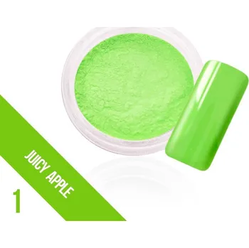 Přípravek na nehty Svítící zdobný prach Glow - 1. Juicy Apple (A)