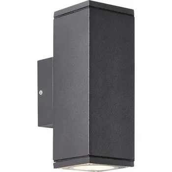 Venkovní osvětlení Venkovní nástěnné svítidlo Lalumi Hally IP44 GU10 18 W nahoru/dolů černé