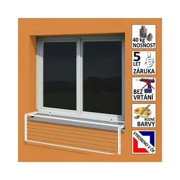 Sušák na prádlo Okenní sušák prádla polohovací- cena za 1m