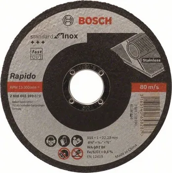 Řezný kotouč Bosch Rapido Professional 2608603171 125 mm