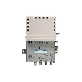 Příjem digitálního pozemního vysílání Zesilovač Terra MA-049L (3/1, FM/BIII/UHF, 34 dB)