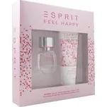 Esprit Feel Happy For Women toaletní voda 15ml + sh. gel 75 ml set