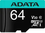 Adata microSDXC 64 GB Class 10 UHS-I U3…