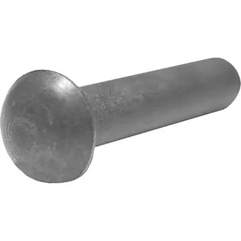 KP Hladký nýt kovářský 35 mm, pr. hlavy 12 mm, pr. trnu 7 mm, pro kované ploty, brány, zábradlí, mříže