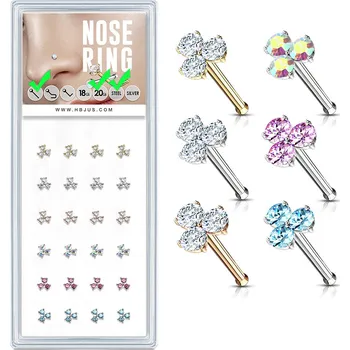 Piercing Piercing nosovka chirurgická ocel s kamínkem PK-NOB-27