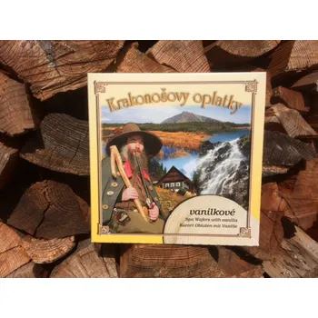 Bonbon CLIP Luhačovice Krakonošovy lázeňské oplatky - Vanilkové, 175g