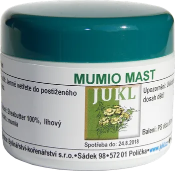 Bylinná léčivá mast JUKL Mumio mast 50 ml