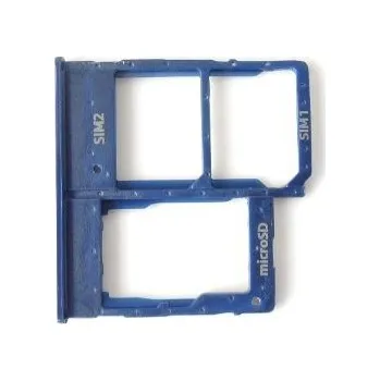 SIM karta Samsung Galaxy A20e A202 držák SIM karty modrý