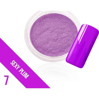 Přípravek na nehty Svítící zdobný prach Glow - 7. Sexy Plum (A)