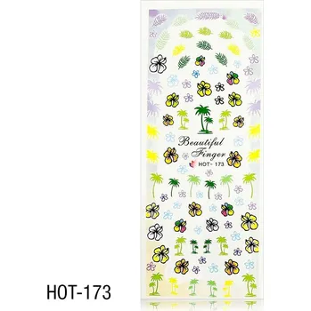 Vodolepky na zdobení nehtů - velký list 12,7 x 5,5cm HOT-173 (A)