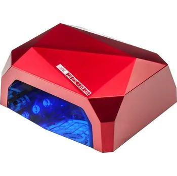 UV lampa na nehty UV LED + CCFL lampa DIAMOND 2v1 36W TIMER + SENSOR červená (AS)