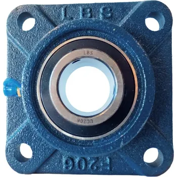 UCF 205 LBS litinové čtvercové těleso s ložiskem zajištěným na červíka