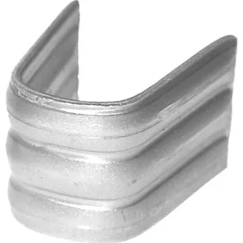 KP Spona pro kovaný plot, bránu, zábradlí a mříže - typ R, rozměr 12x12 mm, tl. 1 mm