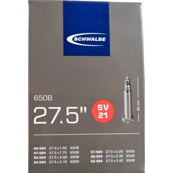 Duše na kolo duše SCHWALBE SV21 27.5"x1.50-2.40 (40/62-584) FV/40mm