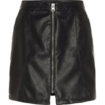 Dámská sukně Vero Moda Jana Connery Short Faux Leather Skirt Black L 