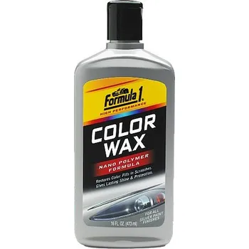 Autovosk Barevný vosk s nano polymery - stříbrný Formula 1