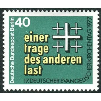 Poštovní známka Deutsche Bundespost Berlin (1977) č. 548 ** - Berlín - západní - Německá evangelická církev v Berlíně