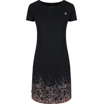 Dámské šaty LOAP Assi CLW1968 černá/růžová XS