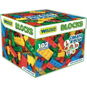 ostatní stavebnice Wader Blocks stavebnice pro kluky 102 ks