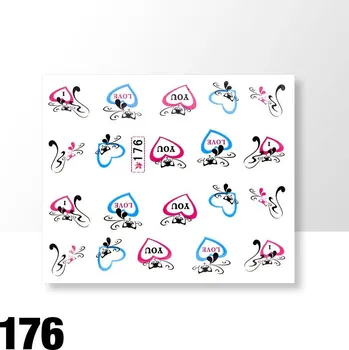 Vodolepky na zdobení nehtů č. 176