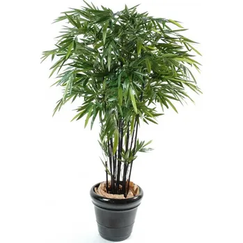 umělá květina Luxusní umělý BAMBUS BLACK NATURAL, 210cm