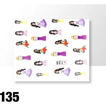 Vodolepky na zdobení nehtů č. 135