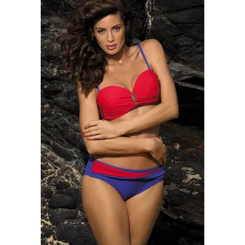 Dámské plavky Marko Mercedes M-385 Psycho Red/Oxford