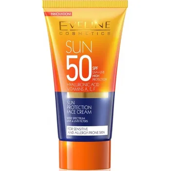 Přípravek na opalování Eveline Cosmetics SunCare opalovací krém na obličej SPF 50 50 ml