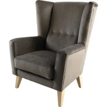 Křeslo Křeslo-ušák, šedohnědá / buk, Rodeza