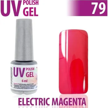 Přípravek na nehty 79.UV gel lak na nehty hybridní ELECTRIC MAGENTA 6 ml (A)