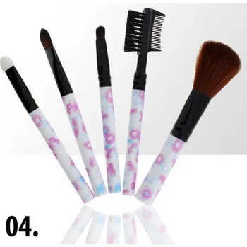 Kosmetický štětec Sada štětců na make-up KIT 4 (5ks)