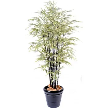 umělá květina Luxusní umělý BAMBUS BLACK SHIROSHIMA WIDE, 160cm