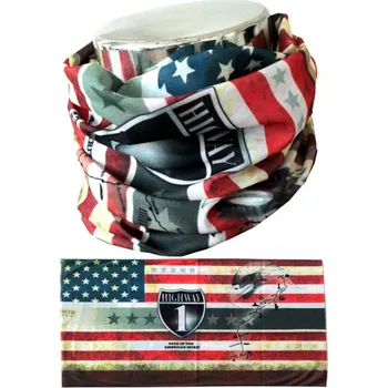 Nákrčník MTHDR Scarf USA Highway modrá/červená/bílá