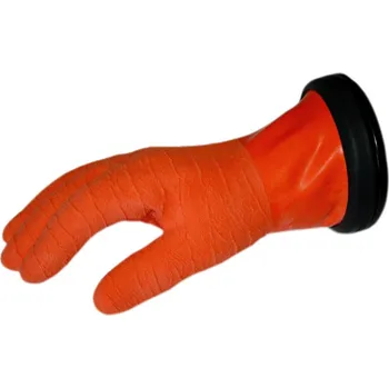 Neoprenový oblek Wet und Dry Suché rukavice CHECKUP orange - safety Velikost: M, Průměr skruží: 85 mm