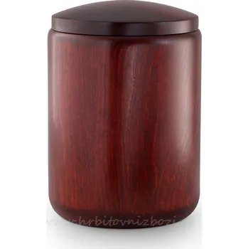 Smuteční dekorace Urna dřevěná buková